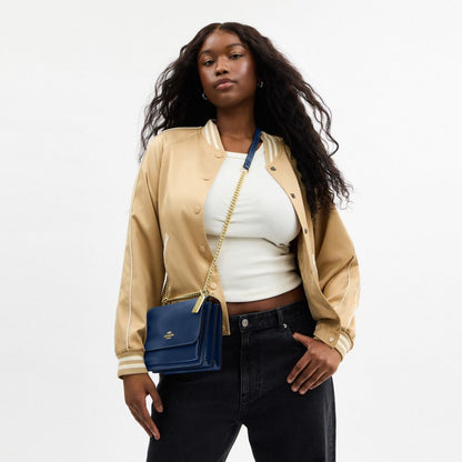 Coach Klare Crossbody Bag Gold Deep Blue