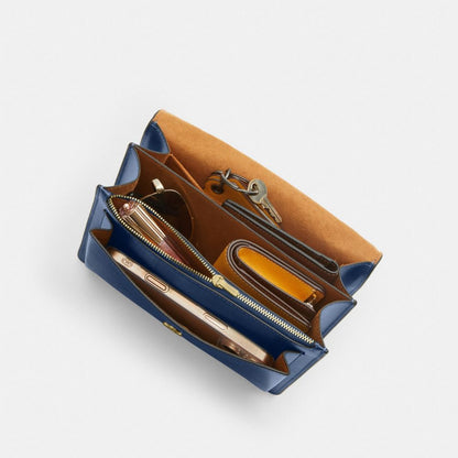 Coach Klare Crossbody Bag Gold Deep Blue