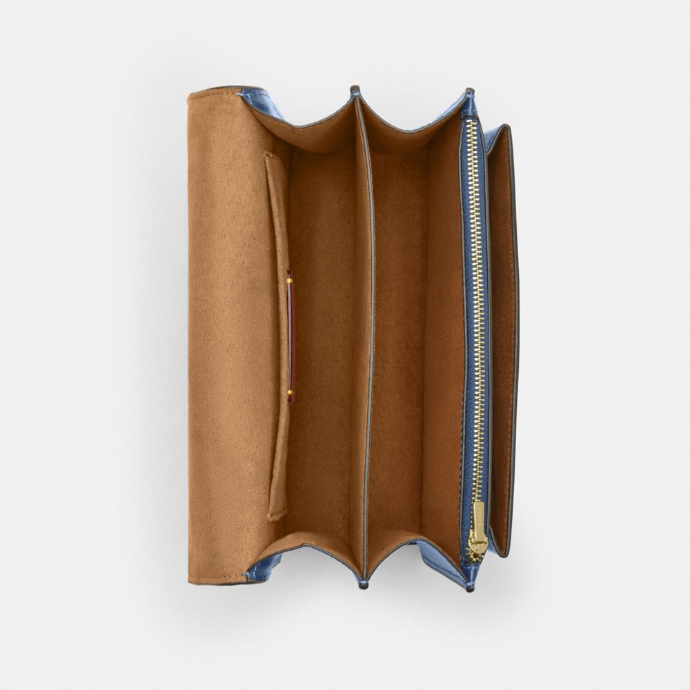 Coach Klare Crossbody Bag Gold Deep Blue