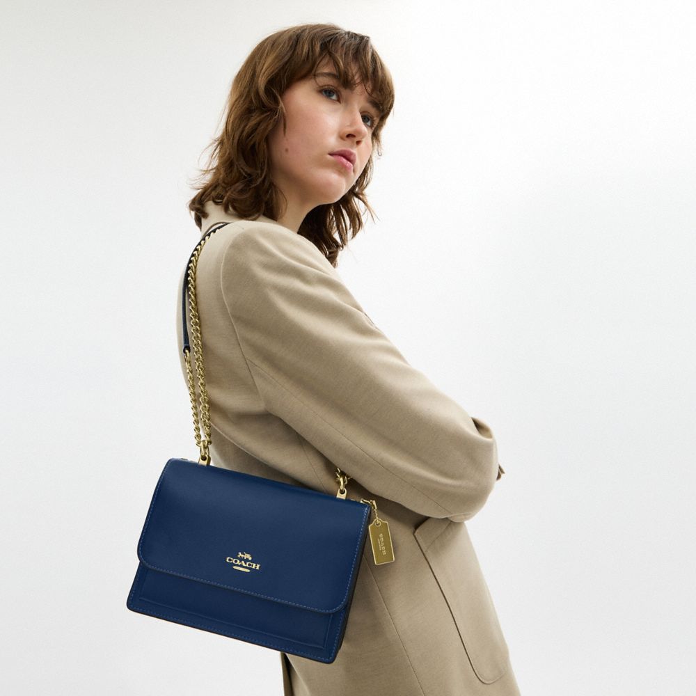Coach Klare Crossbody Bag Gold Deep Blue
