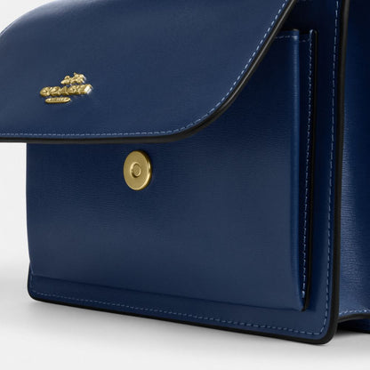 Coach Klare Crossbody Bag Gold Deep Blue
