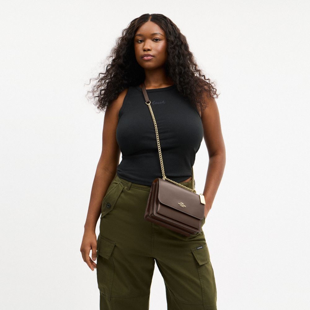 Coach Klare Crossbody Bag Gold Dark Stone