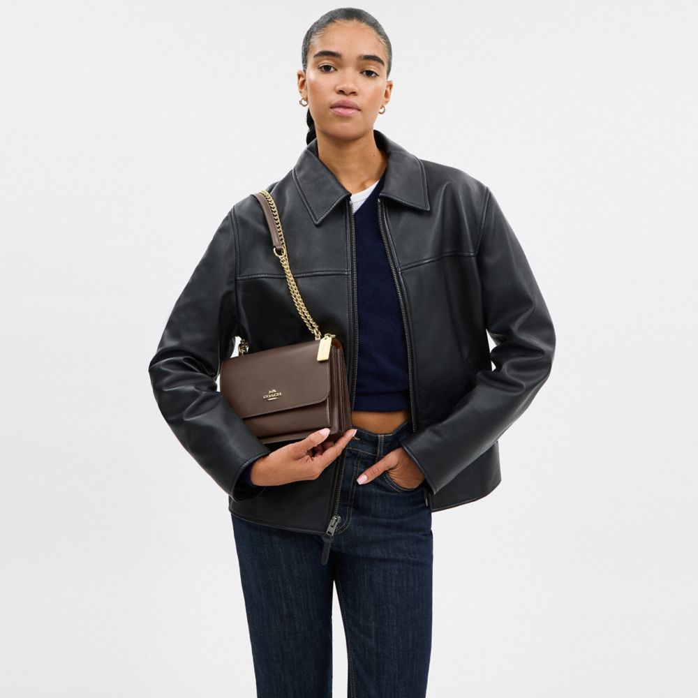 Coach Klare Crossbody Bag Gold Dark Stone