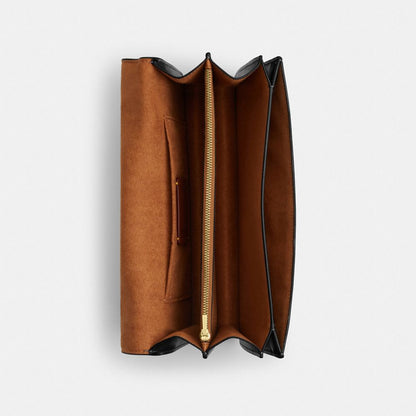 Coach Klare Envelope Crossbody Bag Gold Black