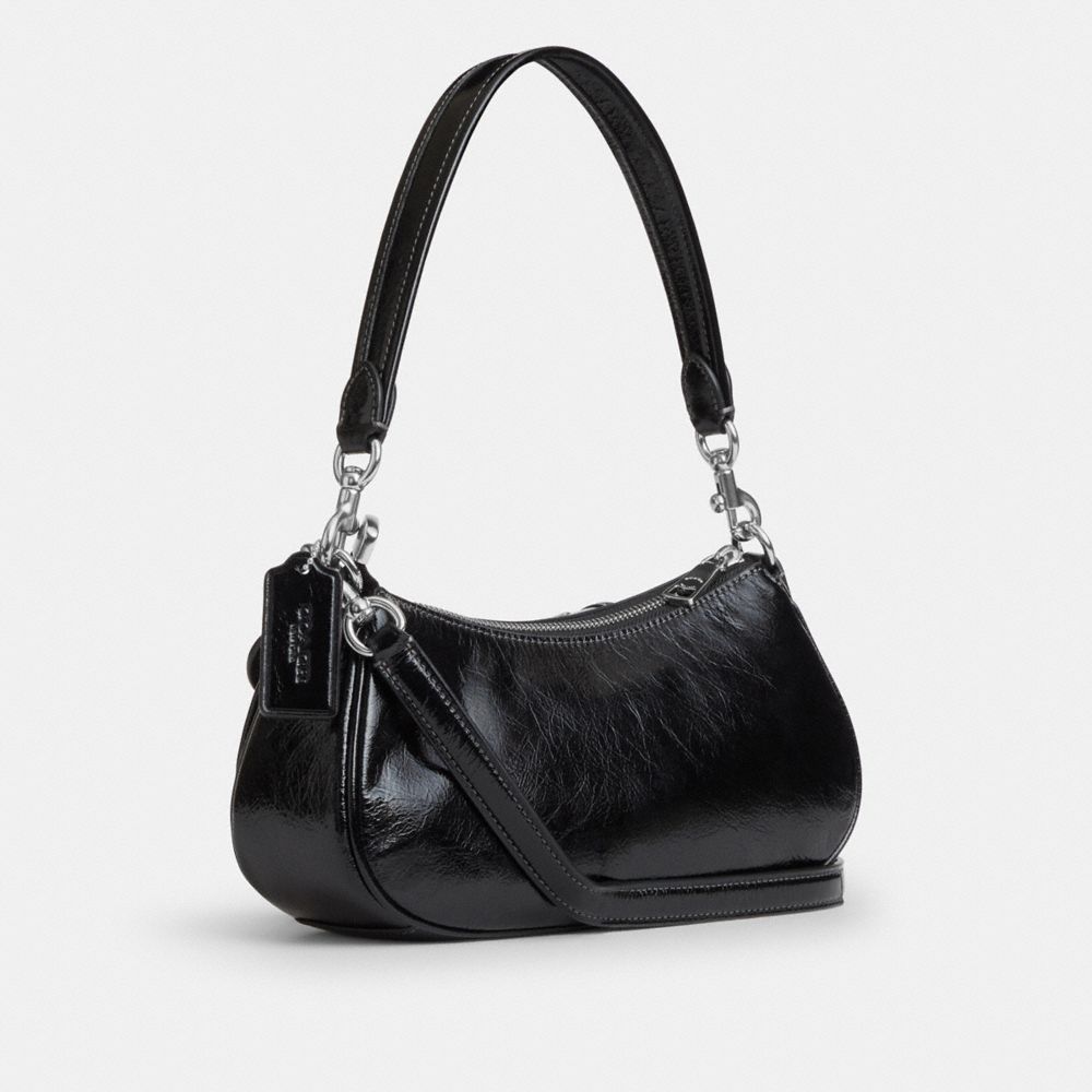 Ashton Bag Glazed Leather-Silver-Black Glazed Leather-Silver-Black