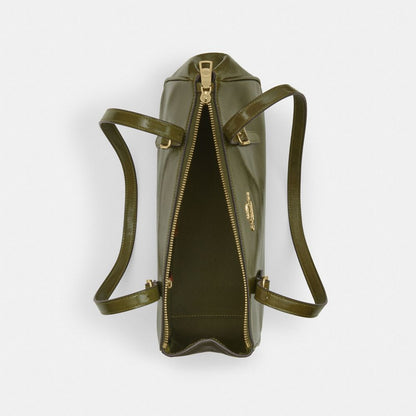 Coach Asher Shoulder Bag Gold Olive
