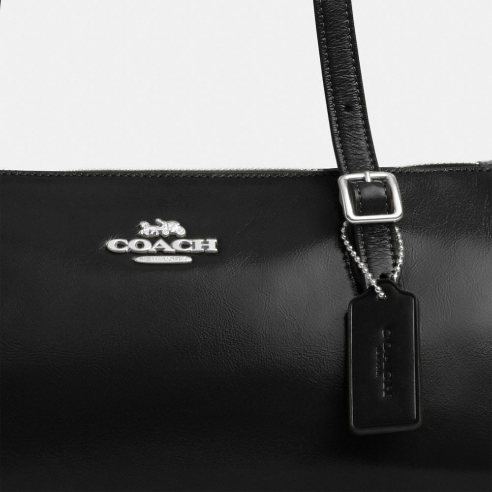 Coach Asher Shoulder Bag Silver Black