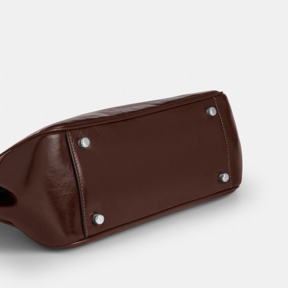 Asher Shoulder Bag Glazed Leather-Silver-Maple Glazed Leather-Silver-Maple
