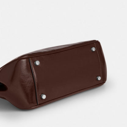 Asher Shoulder Bag Glazed Leather-Silver-Maple Glazed Leather-Silver-Maple