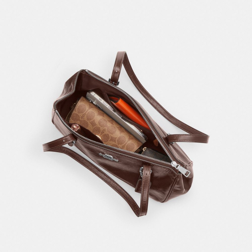 Asher Shoulder Bag Glazed Leather-Silver-Maple Glazed Leather-Silver-Maple