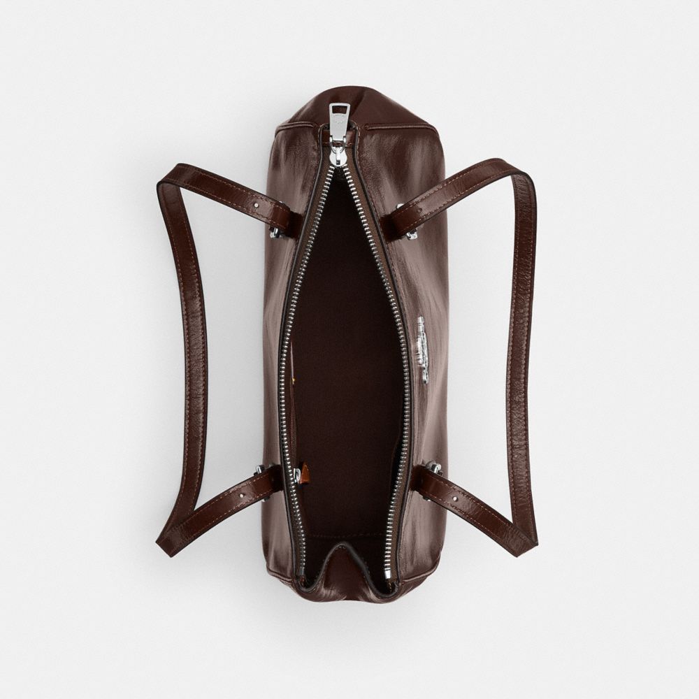 Asher Shoulder Bag Glazed Leather-Silver-Maple Glazed Leather-Silver-Maple