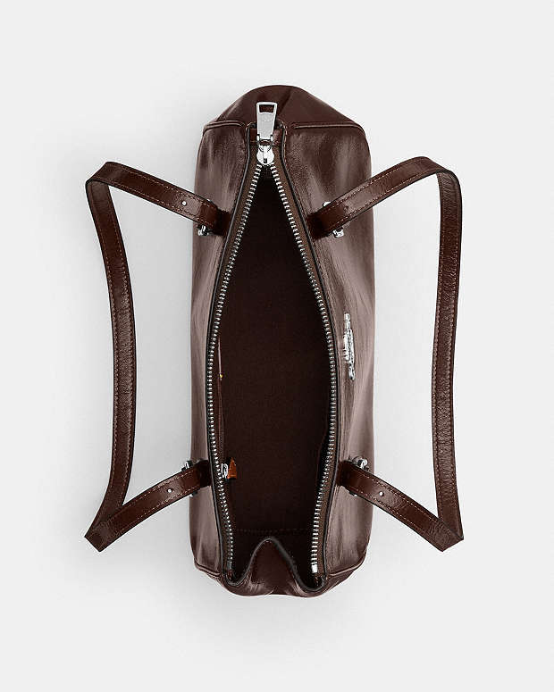 Asher Shoulder Bag Glazed Leather-Silver-Maple Glazed Leather-Silver-Maple