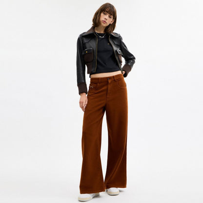Coach Moleskin Pants Medium Brown