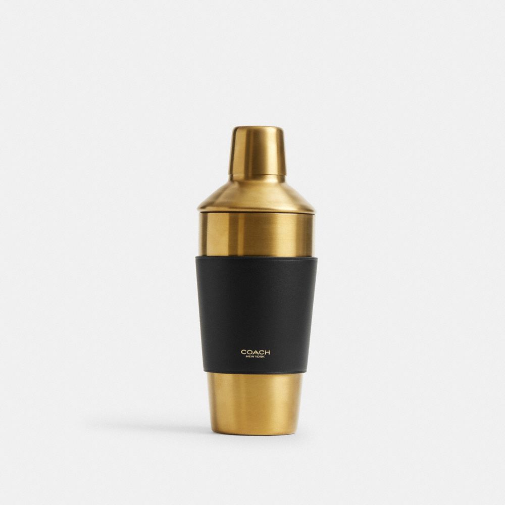Coach Cocktail Shaker Brass Black