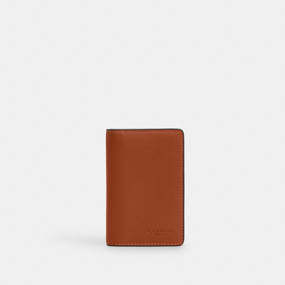 Id Card Wallet Smooth Leather-Tan Smooth Leather-Tan