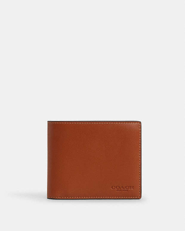 3 In 1 Wallet Smooth Leather-Tan Smooth Leather-Tan