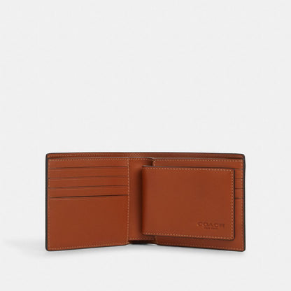 3 In 1 Wallet Smooth Leather-Tan Smooth Leather-Tan
