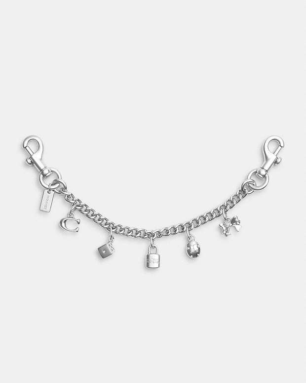 Silver Swagger Chain With Charms Silver-Silver Silver-Silver