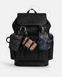 Men's Mini Bag Charms Gunmetal-Charcoal-Black Gunmetal-Charcoal-Black