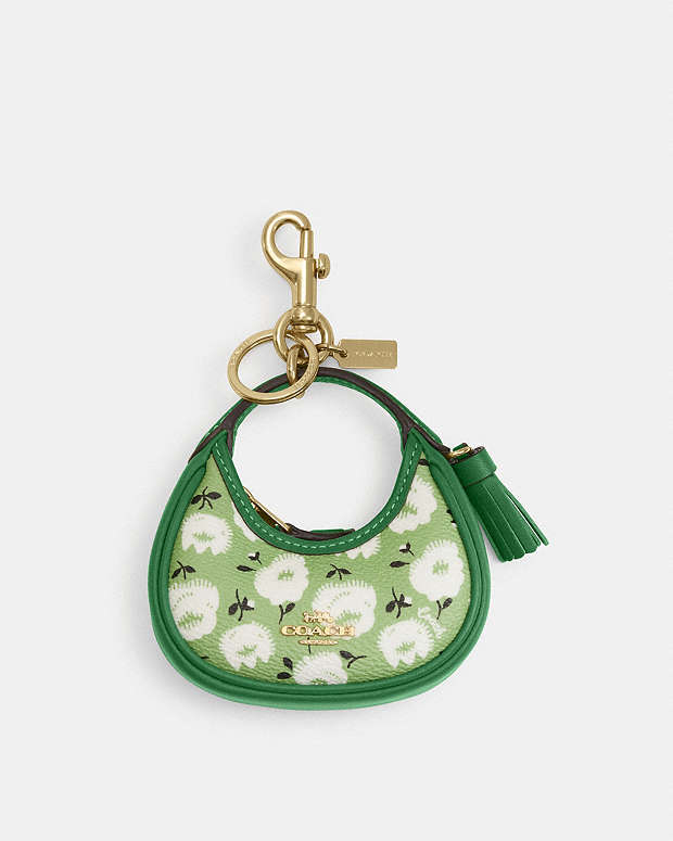 Mini Carmen Bag Charm With Floral Print Im-Kelly Multi Im-Kelly Multi