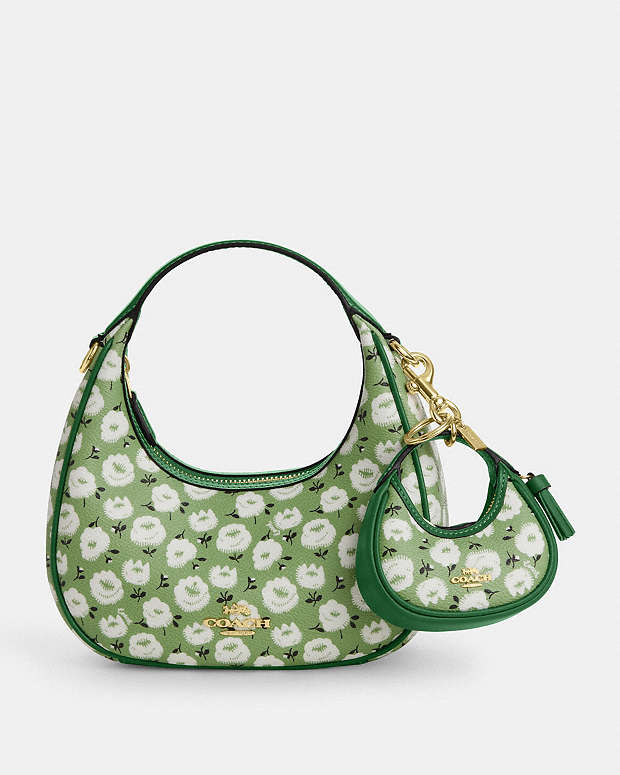 Mini Carmen Bag Charm With Floral Print Im-Kelly Multi Im-Kelly Multi