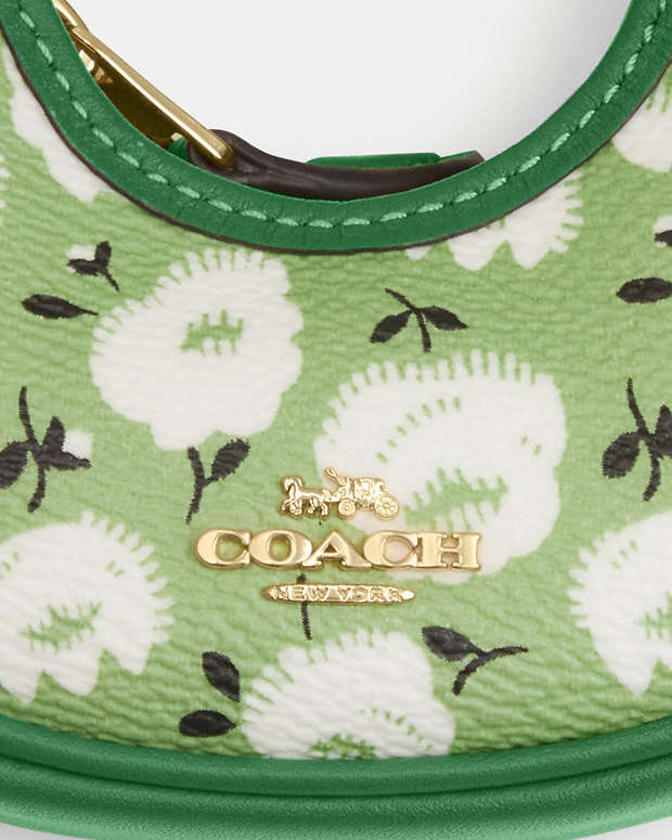 Mini Carmen Bag Charm With Floral Print Im-Kelly Multi Im-Kelly Multi