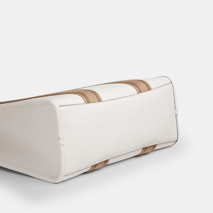 Coach Smith Tote Bag Gold Chalk Multi