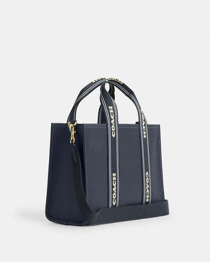 Smith Tote Bag Pebbled Leather-Gold-Denim Multi Pebbled Leather-Gold-Denim Multi