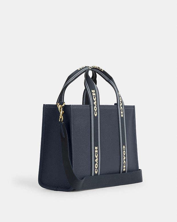 Smith Tote Bag Pebbled Leather-Gold-Denim Multi Pebbled Leather-Gold-Denim Multi