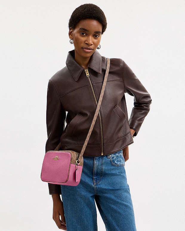 Jamie Camera Bag In Signature Canvas Im-Pink-Tan Im-Pink-Tan
