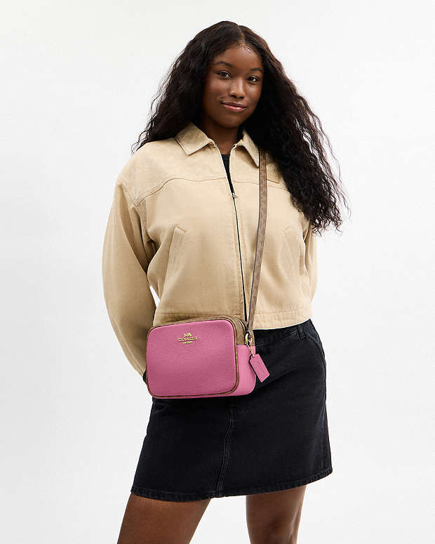 Jamie Camera Bag In Signature Canvas Im-Pink-Tan Im-Pink-Tan