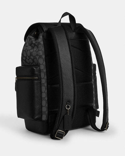 Sprint Backpack In Signature Jacquard Signature Jacquard-Silver-Charcoal-Black Signature Jacquard-Silver-Charcoal-Black