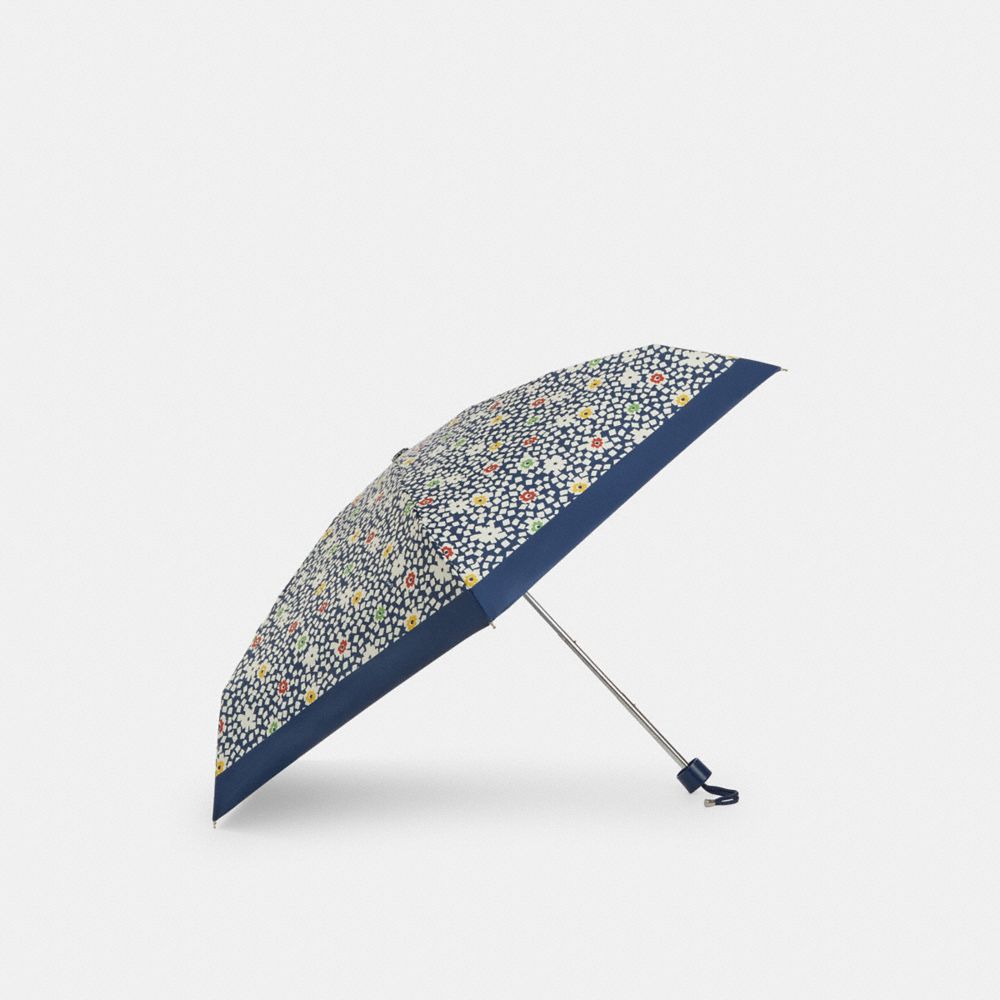 Uv Protection Mini Umbrella With Plaid Print Sv-Deep Blue Multi Sv-Deep Blue Multi
