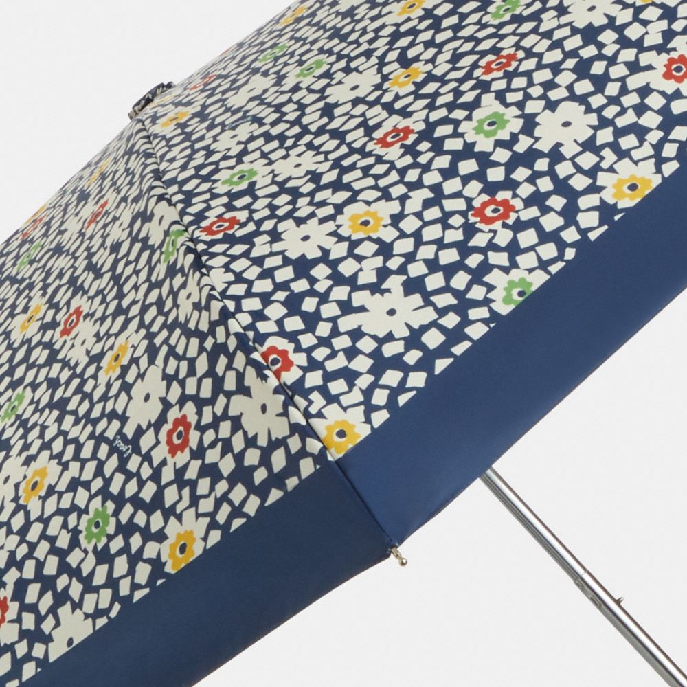 Uv Protection Mini Umbrella With Plaid Print Sv-Deep Blue Multi Sv-Deep Blue Multi