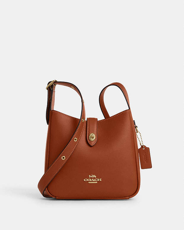 Hadley Mini Crossbody Bag Smooth Leather-Gold-Tan Smooth Leather-Gold-Tan