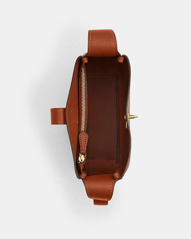 Hadley Mini Crossbody Bag Smooth Leather-Gold-Tan Smooth Leather-Gold-Tan