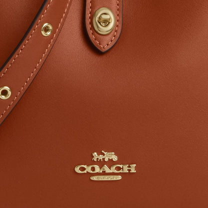 Coach Hadley Mini Crossbody Bag Gold Tan