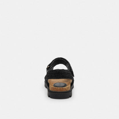 Coach Sport Sandal Black