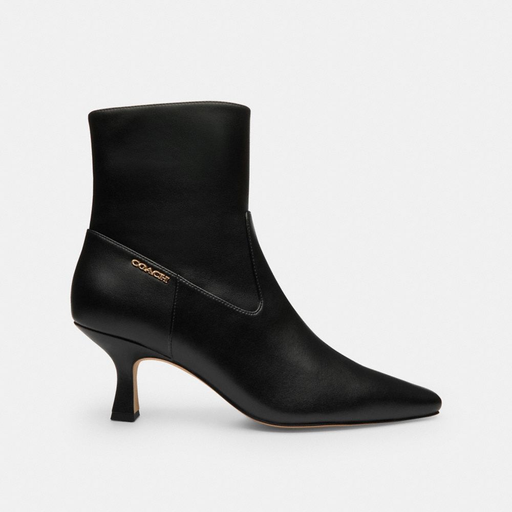 Coach Kitten Heel Bootie Black