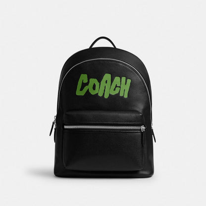 Coach Charter Backpack With Rad Coach Black