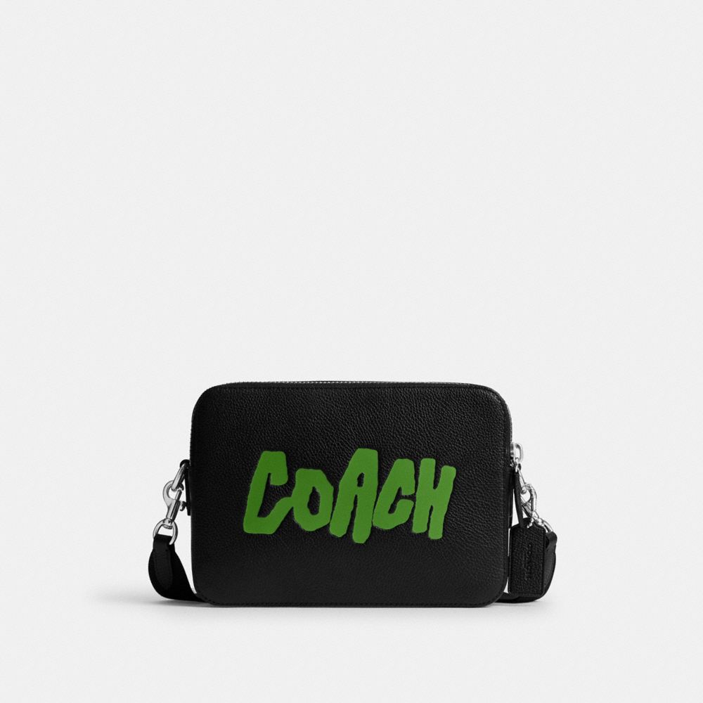 Coach Charter Crossbody Bag 24 With Rad Coach Black