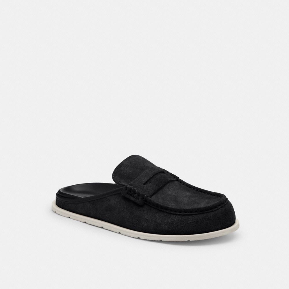 Coach Loafer Mule Black
