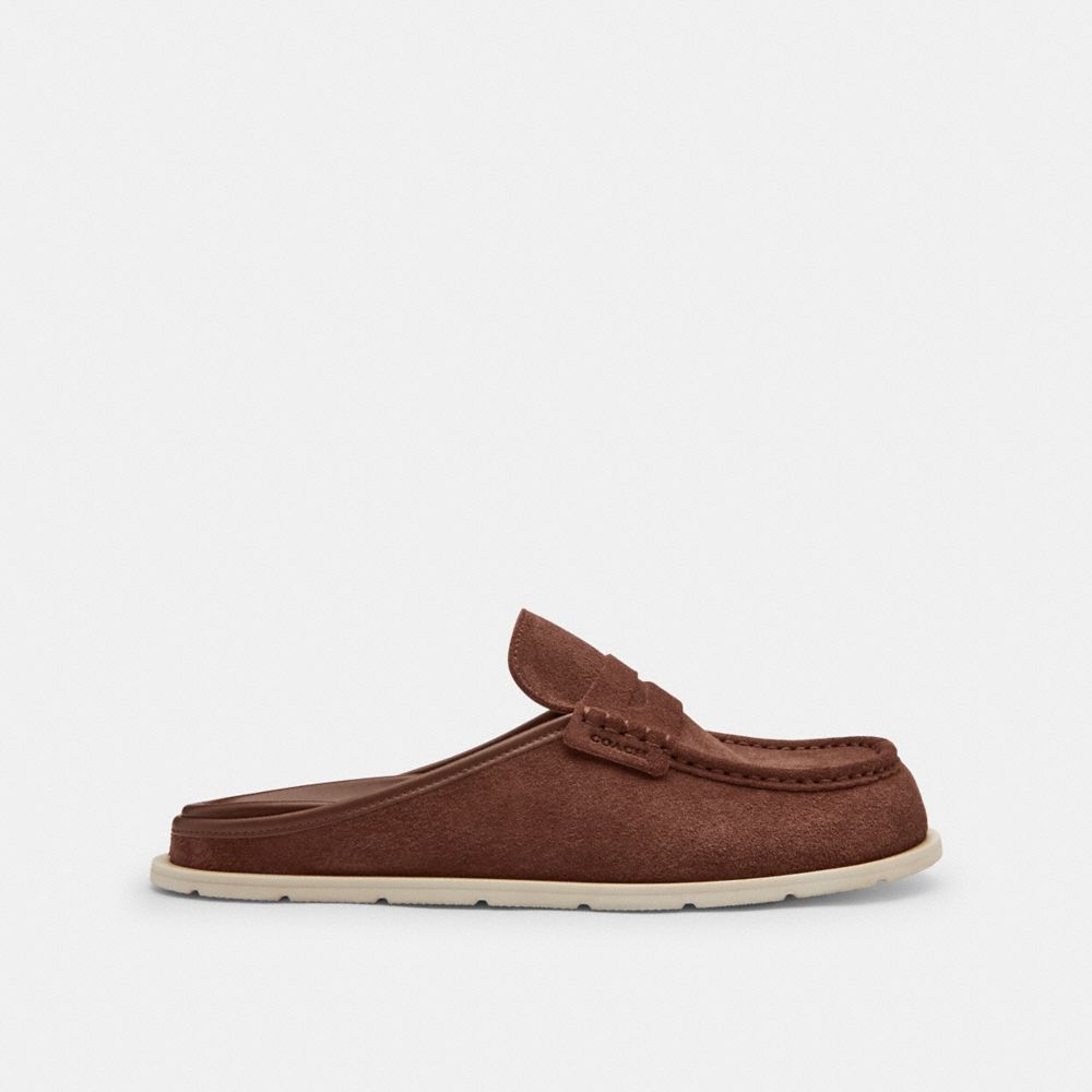 Loafer Mule Suede-Vintage Brown Suede-Vintage Brown