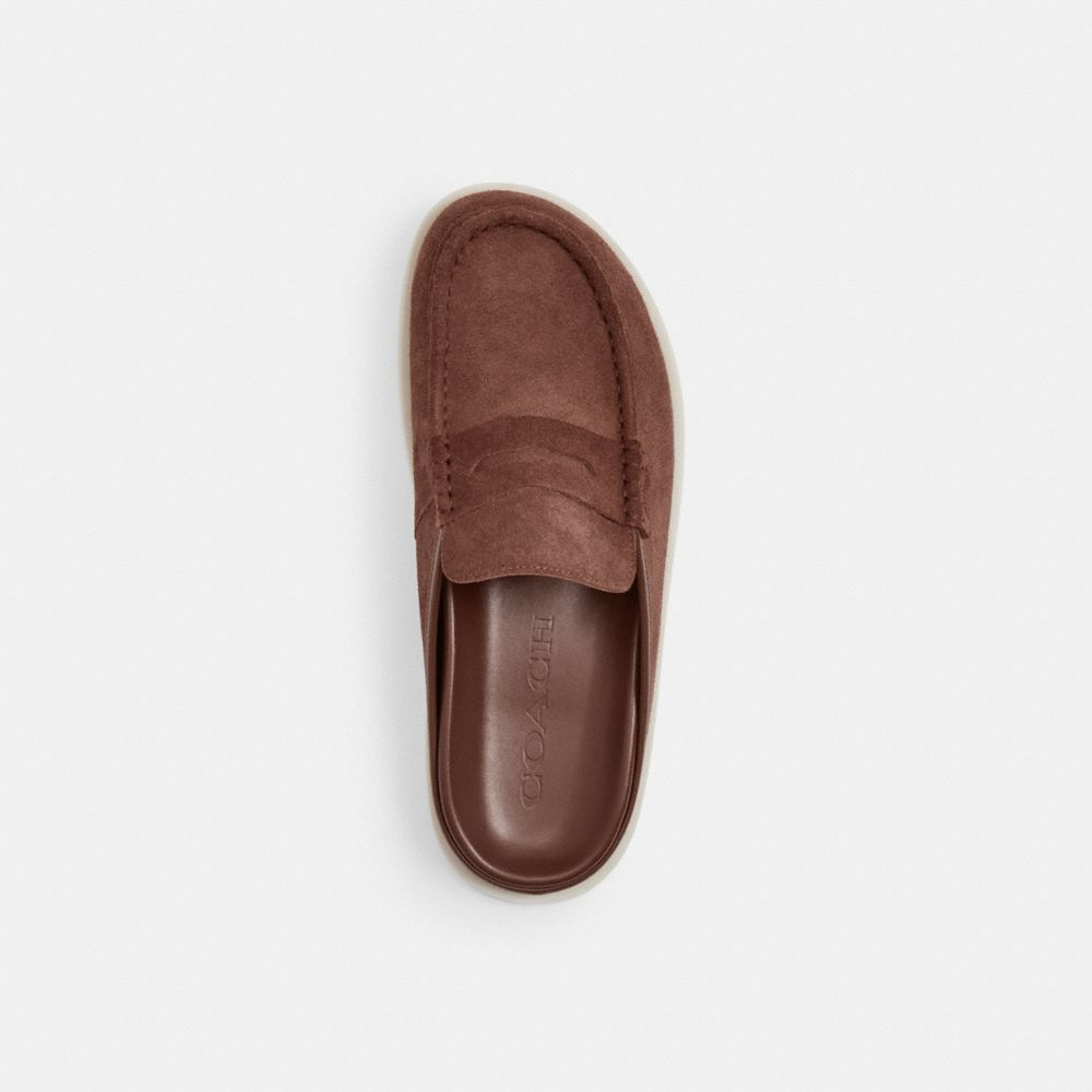 Loafer Mule Suede-Vintage Brown Suede-Vintage Brown