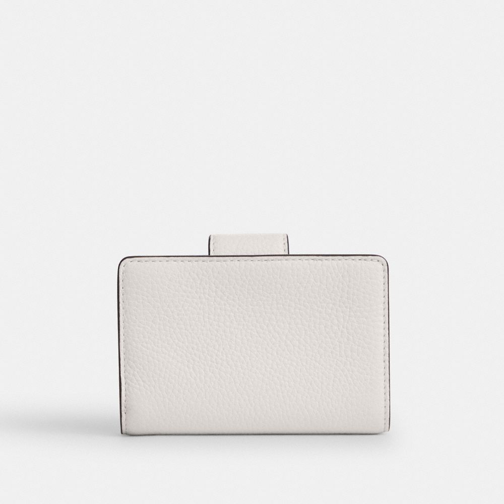 Coach Medium Corner Zip Wallet Gold/Chalk