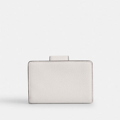 Coach Medium Corner Zip Wallet Gold/Chalk