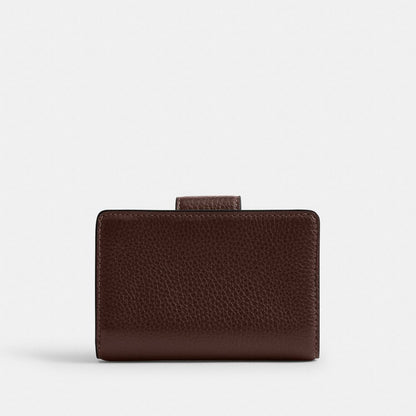 Coach Medium Corner Zip Wallet Gold/Maple