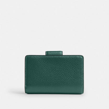 Coach Medium Corner Zip Wallet Im/Emerald