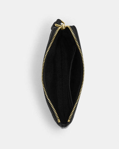 Corner Zip Wristlet With Leopard Print Gold-Leopard Multi Gold-Leopard Multi