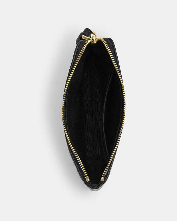 Corner Zip Wristlet With Leopard Print Gold-Leopard Multi Gold-Leopard Multi